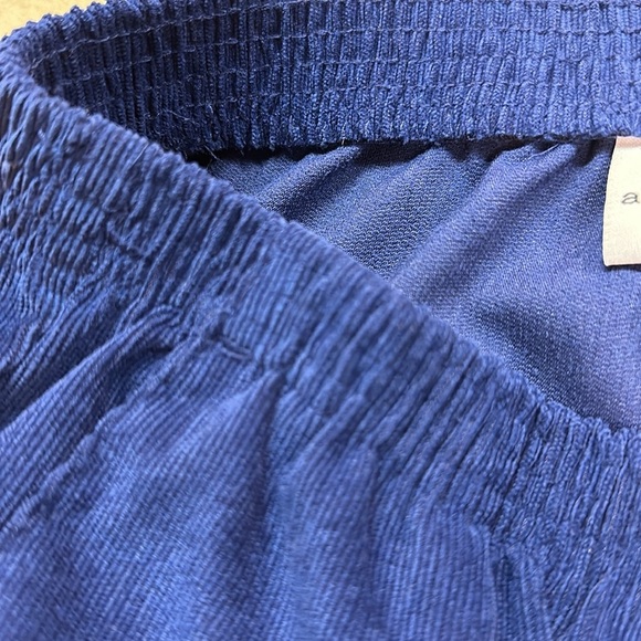 Alfred Dunner Blue Corduroy Straight Leg Trouser Pants Size 10 - Picture 5 of 6